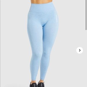 gymshark adapt leggings in baby blue color!!